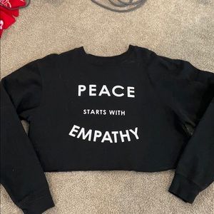 Cropped Sweatshirt Size Small